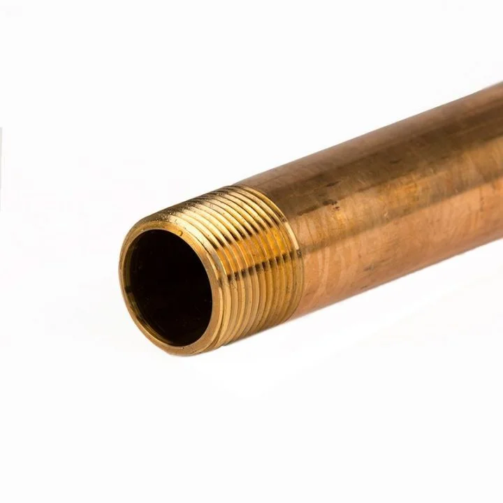 1" X 4" Brass Nipple